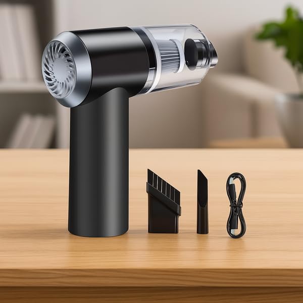 2 in 1 Wireless Handheld Vacuum Cleaner 120W | USB Rechargeable for Home & Car